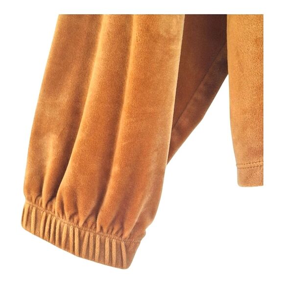 Old Navy Velvet Crop Drop Shoulder Balloon Sleeve Womens 3X Gold Mustard - Picture 4 of 10